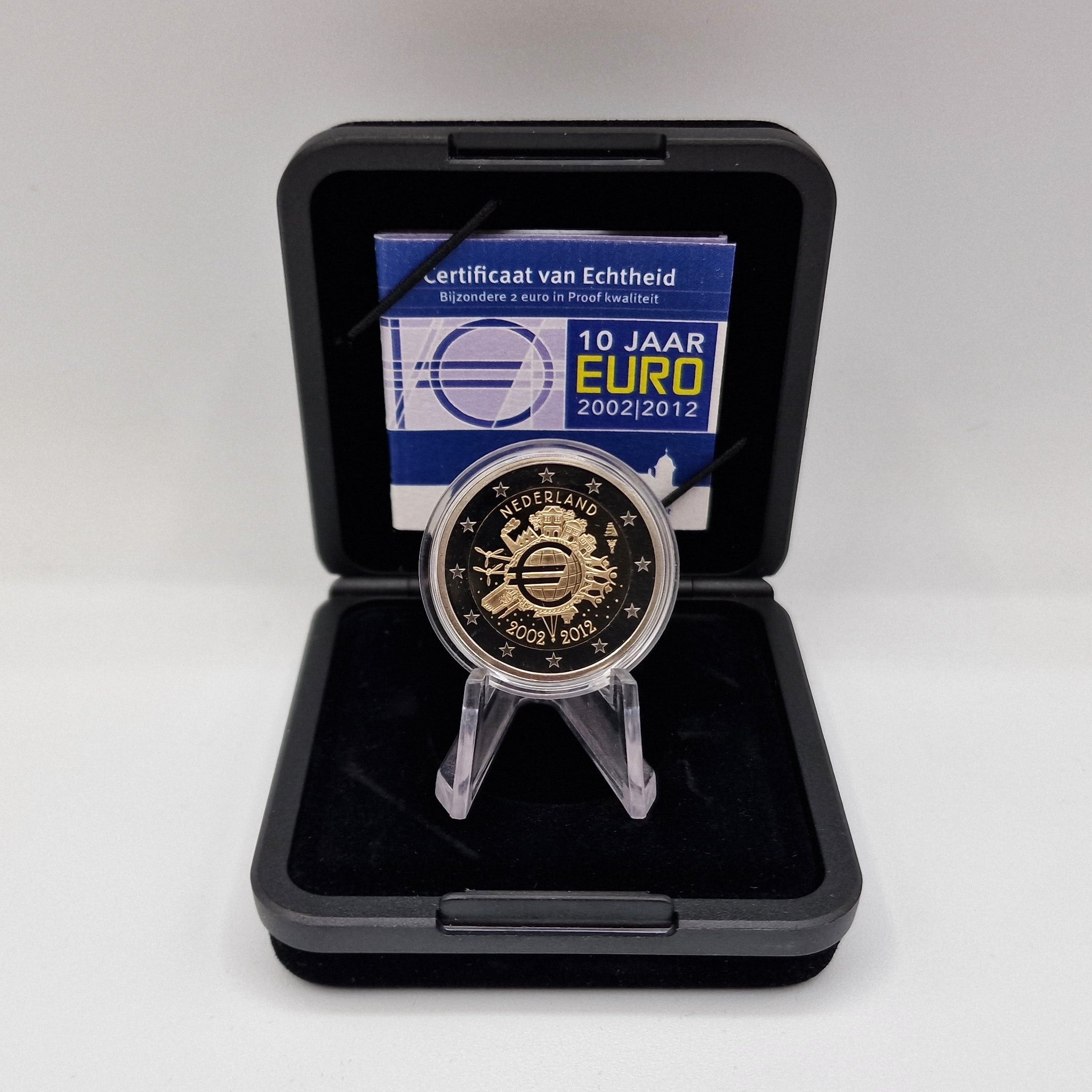 2012 10º Aniversário do Euro TYE - 2€ Países Baixos Proof